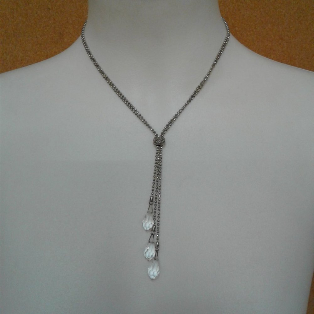 Cookie Lee Silver Tone Necklace